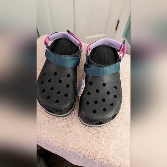 CROCS Classic Hiker Clog Multi Black Mens 11 - Picture 2 of 7